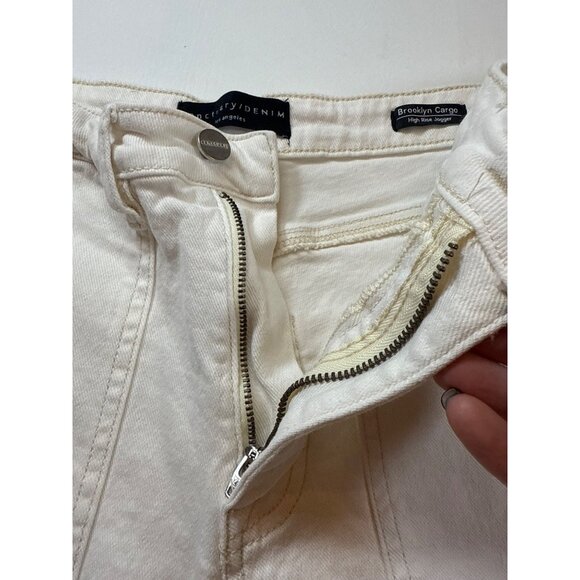 Sanctuary Brooklyn Women White High-Waisted Cargo Jogger sz 28 Pants (bin ii164) - Picture 14 of 16